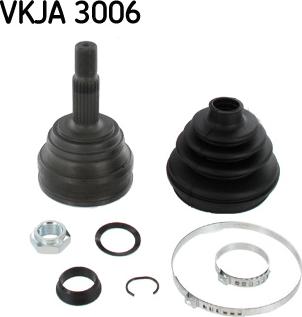 SKF VKJA 3006 - ШРУС наружный к-кт!\ Audi 80, VW Golf/Passat/Polo/Jetta 1.6-2.0i/1.6/1.9TD 81> autosila-amz.com