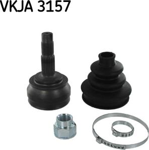 SKF VKJA 3157 - Шарнирный комплект, ШРУС, приводной вал autosila-amz.com
