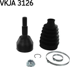 SKF VKJA 3126 - Шарнирный комплект, ШРУС, приводной вал autosila-amz.com