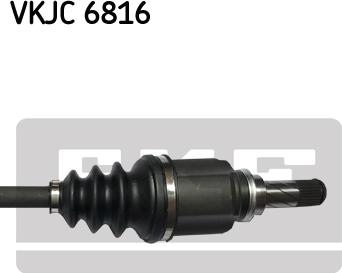 SKF VKJC 6816 - Полуось правая в сборе (привод) Lada Vesta autosila-amz.com