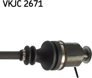 SKF VKJC 2671 - Приводной вал autosila-amz.com