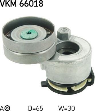 SKF VKM 66018 - Ролик, поликлиновый ремень autosila-amz.com