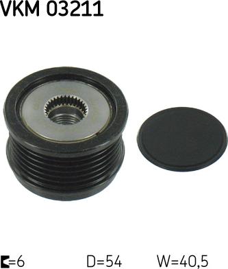 SKF VKM 03211 - Шкив генератора, муфта autosila-amz.com