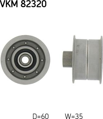 SKF VKM 82320 - Ролик натяжителя ремня autosila-amz.com