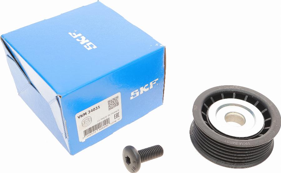 SKF VKM 34031 - Ролик, поликлиновый ремень autosila-amz.com