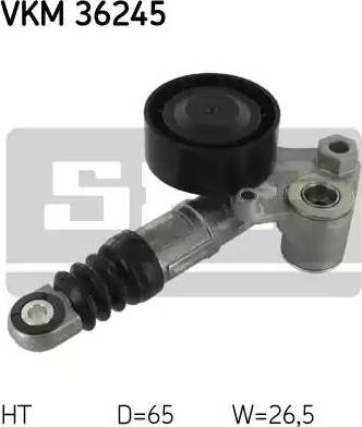 SKF VKM 36245 - Натяжитель, поликлиновый ремень autosila-amz.com