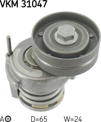 SKF VKM 31047 - Ролик, поликлиновый ремень autosila-amz.com