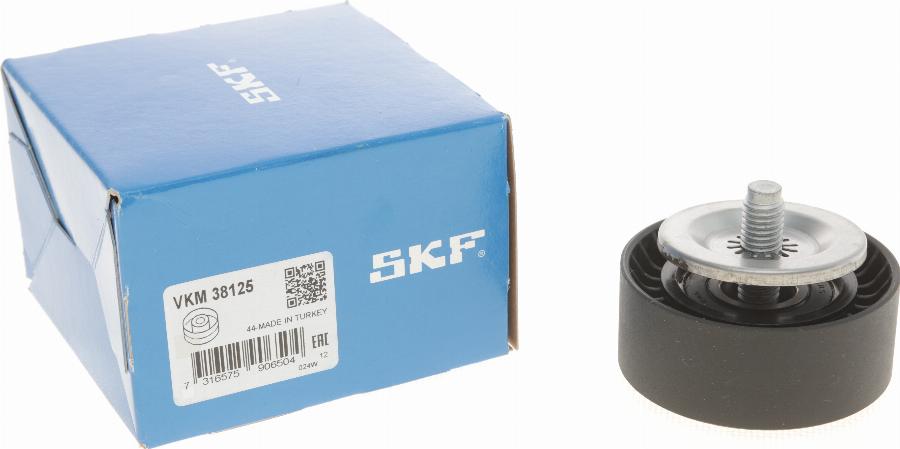SKF VKM 38125 - Ролик, поликлиновый ремень autosila-amz.com