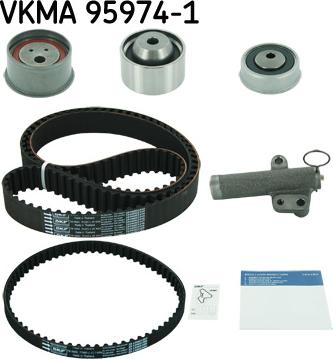 SKF VKMA 95974-1 - Комплект зубчатого ремня ГРМ autosila-amz.com