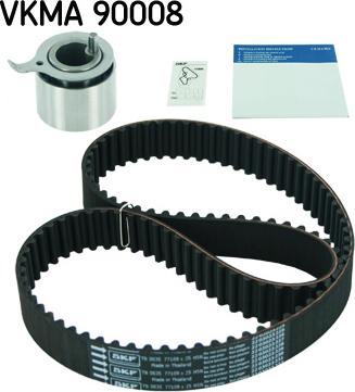 SKF VKMA 90008 - Комплект зубчатого ремня ГРМ autosila-amz.com