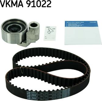 SKF VKMA 91022 - Комплект зубчатого ремня ГРМ autosila-amz.com