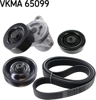 SKF VKMA 65099 - Поликлиновый ременный комплект autosila-amz.com