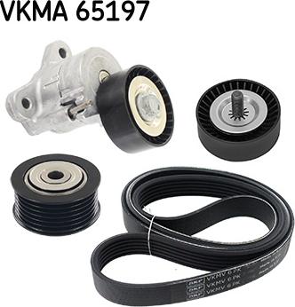 SKF VKMA 65197 - Поликлиновый ременный комплект autosila-amz.com