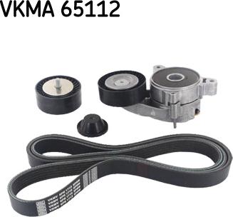 SKF VKMA 65112 - Поликлиновый ременный комплект autosila-amz.com