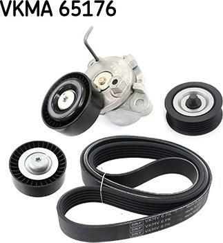 SKF VKMA 65176 - Поликлиновый ременный комплект autosila-amz.com