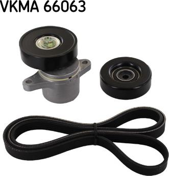 SKF VKMA 66063 - Поликлиновый ременный комплект autosila-amz.com