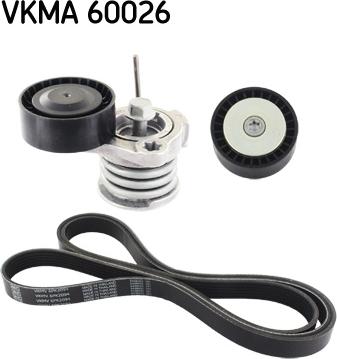 SKF VKMA 60026 - Поликлиновый ременный комплект autosila-amz.com