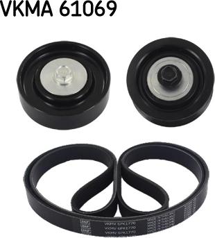 SKF VKMA 61069 - Поликлиновый ременный комплект autosila-amz.com