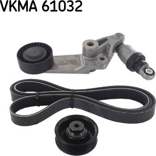 SKF VKMA 61032 - Поликлиновый ременный комплект autosila-amz.com