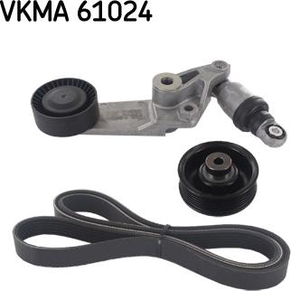 SKF VKMA 61024 - Поликлиновый ременный комплект autosila-amz.com