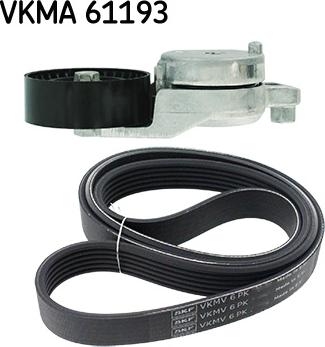 SKF VKMA 61193 - Поликлиновый ременный комплект autosila-amz.com