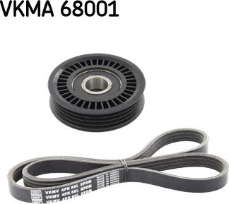 SKF VKMA 68001 - Поликлиновый ременный комплект autosila-amz.com