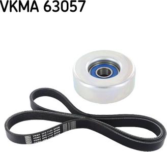 SKF VKMA 63057 - Поликлиновый ременный комплект autosila-amz.com