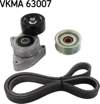 SKF VKMA 63007 - Поликлиновый ременный комплект autosila-amz.com