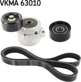 SKF VKMA 63010 - Поликлиновый ременный комплект autosila-amz.com