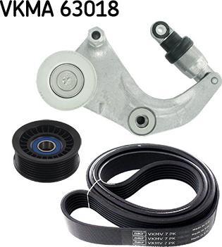 SKF VKMA 63018 - Поликлиновый ременный комплект autosila-amz.com