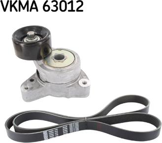 SKF VKMA 63012 - Поликлиновый ременный комплект autosila-amz.com