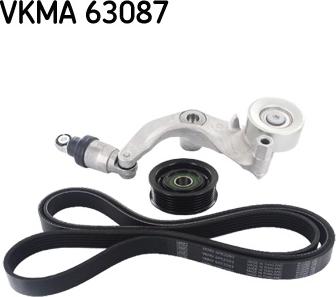 SKF VKMA 63087 - Поликлиновый ременный комплект autosila-amz.com