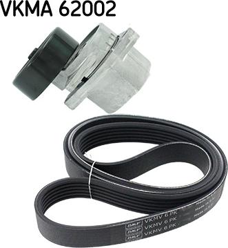 SKF VKMA 62002 - Поликлиновый ременный комплект autosila-amz.com