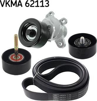 SKF VKMA 62113 - Поликлиновый ременный комплект autosila-amz.com