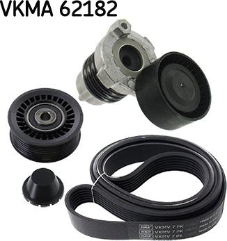 SKF VKMA 62182 - Поликлиновый ременный комплект autosila-amz.com