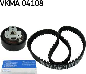 SKF VKMA 04108 - Комплект зубчатого ремня ГРМ autosila-amz.com