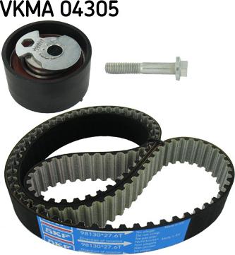 SKF VKMA 04305 - Комплект зубчатого ремня ГРМ autosila-amz.com