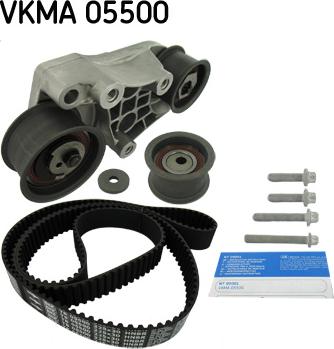 SKF VKMA 05500 - Комплект зубчатого ремня ГРМ autosila-amz.com