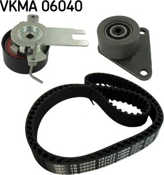 SKF VKMA 06040 - Комплект зубчатого ремня ГРМ autosila-amz.com