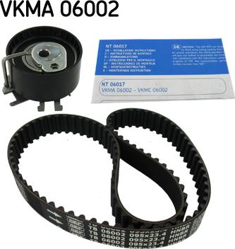 SKF VKMA 06002 - Комплект зубчатого ремня ГРМ autosila-amz.com