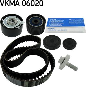 SKF VKMA 06020 - Комплект зубчатого ремня ГРМ autosila-amz.com