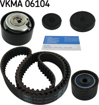 SKF VKMA 06104 - Комплект зубчатого ремня ГРМ autosila-amz.com