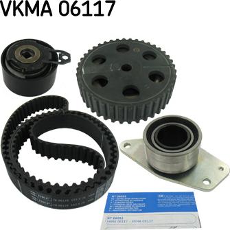 SKF VKMA 06117 - Комплект зубчатого ремня ГРМ autosila-amz.com