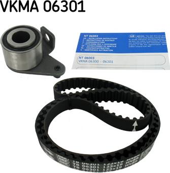 SKF VKMA 06301 - Комплект зубчатого ремня ГРМ autosila-amz.com
