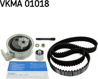 SKF VKMA 01018 - Комплект зубчатого ремня ГРМ autosila-amz.com