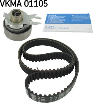 SKF VKMA 01105 - Комплект зубчатого ремня ГРМ autosila-amz.com