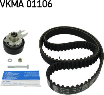 SKF VKMA 01106 - Комплект зубчатого ремня ГРМ autosila-amz.com