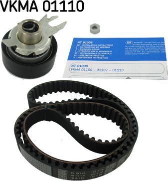 SKF VKMA 01110 - Комплект зубчатого ремня ГРМ autosila-amz.com
