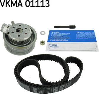 SKF VKMA 01113 - Комплект зубчатого ремня ГРМ autosila-amz.com