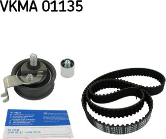 SKF VKMA 01135 - Комплект зубчатого ремня ГРМ autosila-amz.com